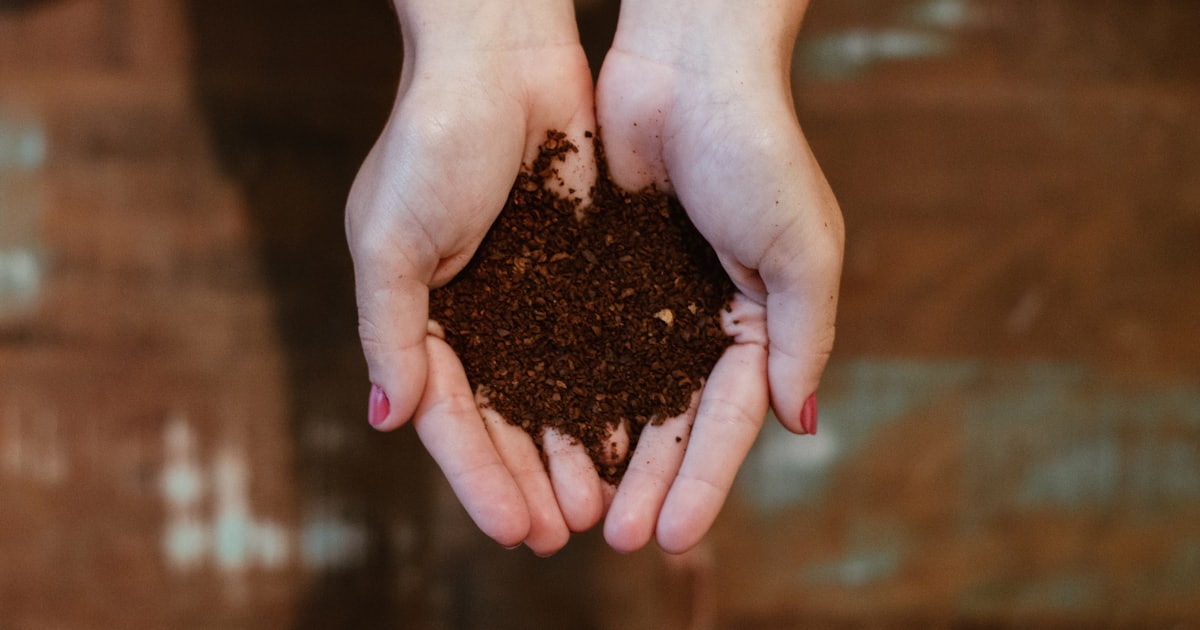 Hands cupping dark soil, an image of testing whether the ground will hold
